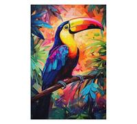 75x50cm/1000pcs Puzzles for Adults Rainbow Toucan in Paradise Jigsaw Puzzle Anti-Stress Toys Presents for Women Difficult And Challenge 75x50cm/1000pcs