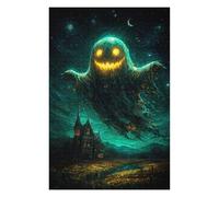 75x50cm/1000pcs Puzzles for Adults Spooky Haunted House Scene Puzzle for Adults Hands-on Game A Work of Art Unique Gifts for Birthday And Christmas 75x50cm/1000pcs