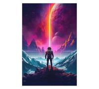 75x50cm/1000pcs Puzzles for Teenagerss Astronaut Adventures Adult Puzzles Hands-on Game Pattern Assembly Unique Birthday And Gifts 75x50cm/1000pcs