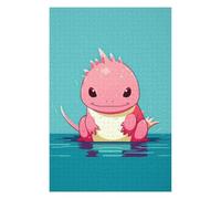 75x50cm/1000pcs Puzzles for Teenagerss Axolotl Animal Fantasy Jigsaw Puzzle Toy Wall Decor Difficult Challenge Stress Reduction Gifts 75x50cm/1000pcs