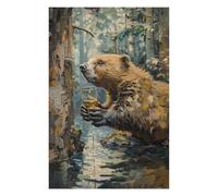75x50cm/1000pcs Puzzles for Teenagerss Bober Kurwa Painting Adult Puzzles Hands-on Game Pattern Assembly Unique Birthday And Gifts 75x50cm/1000pcs
