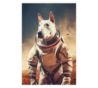 75x50cm/1000pcs Puzzles for Teenagerss English Bull Terrier Mars Jigsaw Puzzle Toy Wall Decor Difficult Challenge Stress Reduction Gifts 75x50cm/1000pcs