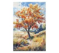 75x50cm/1000pcs Puzzles for Teenagerss Fiery Foliage Path Jigsaw Puzzle Toy Wall Decor Difficult Challenge Stress Reduction Gifts 75x50cm/1000pcs