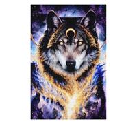 75x50cm/1000pcs Puzzles for Teenagerss Galactic Wolf Majesty -2 Jigsaw for Adults Brain Teaser Game But Fun And Humorous for Birthday, Chrismas 75x50cm/1000pcs