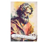 75x50cm/1000pcs Puzzles for Teenagerss Saint Luke The Evangelist Adult Puzzles Hands-on Game Pattern Assembly Unique Birthday And Gifts 75x50cm/1000pcs