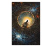 75x50cm/1000pcs Puzzles for Teenagerss Staring Into The Void Jigsaw Puzzle Toy Wall Decor Difficult Challenge Stress Reduction Gifts 75x50cm/1000pcs