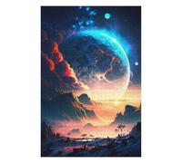 75x50cm/1000pcs Puzzles for Teenagerss Twilight Cosmic Forest Adult Puzzles Hands-on Game Pattern Assembly Unique Birthday And Gifts 75x50cm/1000pcs