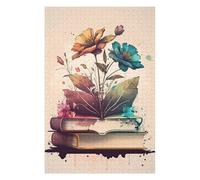 75x50cm/1000pcs Puzzles for Teenagerss Watercolor Book Jigsaw Puzzle Toy Wall Decor Difficult Challenge Stress Reduction Gifts 75x50cm/1000pcs