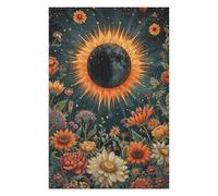 75x50cm/1000pcs Teenagers Pieces Jigsaw Puzzle Full Solar Eclipse Blossom Adult Jigsaw Brain Teaser Game But Fun And Humorous Gifts for Friends And Family 75x50cm/1000pcs