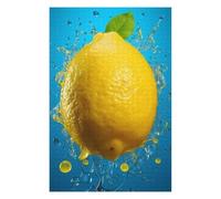 75x50cm/1000pcs Teenagers Pieces Jigsaw Puzzle Funny Lemon Puzzles for Adults Hands-on Game Perfect Decoration Challenging To Complete 75x50cm/1000pcs