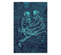 75x50cm/1000pcs Teenagers Pieces Jigsaw Puzzle Skull Skeleton Puzzles for Adults Hands-on Game Perfect Decoration Challenging To Complete 75x50cm/1000pcs