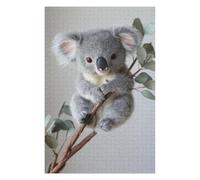 75x50cm/1000pcs Teenagers Puzzles Cute Fluffy Koala Puzzle for Adults DIY Toys Enhance Memory Unique Gifts for Birthday And Christmas 75x50cm/1000pcs