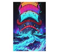 75x50cm/1000pcs Teenagers Puzzles Galactic Sea Monsters Adult Puzzles Hands-on Game Difficult Challenge Unique Gifts for Birthday And Christmas 75x50cm/1000pcs
