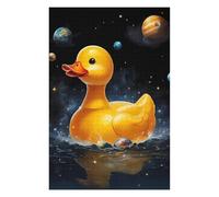 75x50cm/1000pcs Teenagers Puzzles Rubber Duck Space Puzzle for Adults DIY Toys Enhance Memory Unique Gifts for Birthday And Christmas 75x50cm/1000pcs