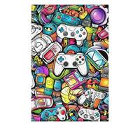 75x50cm/1000pcs Teenagers Puzzles Video Game Controllers A Visual Celebration Adult Puzzles Hands-on Game Difficult Challenge Unique Gifts for Birthday And Christmas 75x50cm/1000pcs