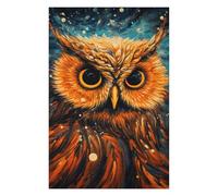 75x50cm/1000pcs Teenagers Puzzles Whispering Night Owl Adult Puzzles Hands-on Game Difficult Challenge Unique Gifts for Birthday And Christmas 75x50cm/1000pcs