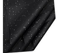 76 * 100cm Black Glitter Tissue Paper Sheet Gift Wrapping,Topeedy 20 Sheets Black Tissue Paper with Silver Glitter for Gift Wrapping Baby Shower Xmas Present Wedding Birthday Present or Art