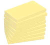 76 x 127mm Sticky Notes Large,Yellow Extra Self-Stick Notes 12 Pads x 100 Sheets/Pad Pastel Sticky Notes,Recyclable & Repositionable Memo Note Pads for Note Taking,Memo,to Do Lists & Reminders