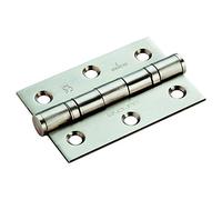 76 X 51 X 2MM BALL BEARING HINGE GRADE 7 C/W SCREWS (PAIR)