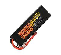 7600mAh 2S 7.4v 55C LiPo Battery in Hard Case - Overlander Sport Track