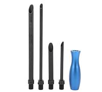 7618 Wire Insertion Tool Set, Steel Wire Harness Lead Threading Stripper Tool, Professional Wire Stripping Tools with Angular Tube Ends, for Car RVs Ships Home Wiring Installation