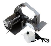 762 * 25mm Brushless Belt Sander 800W Fixed Angle Sharpening Machine Got 6 Free Abrasive Belt Polishing Cutting - Adjustable Speed(Nero)