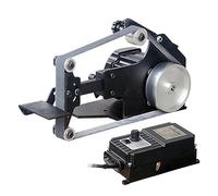 762 * 25mm Brushless Belt Sander 800W Fixed Angle Sharpening Machine Got 6 Free Abrasive Belt Polishing Cutting - Adjustable Speed(Groen)