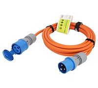 76228 Extension cable 3G2.5mm² 5m rubber orange No. of sockets: 1 GOOBAY