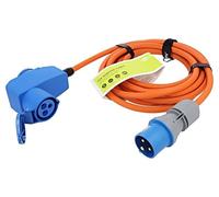 76233 Extension cable 3G2.5mm² 5m rubber orange No. of sockets: 2 GOOBAY