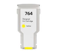 764 Printer Replacement Cartridge, Compatible With HP Designjet T3500 C1Q17A, C1Q16A, C1Q13A, C1Q14A, C1Q15A, C1Q138A (including Pigment Ink)(764-300ml-Y)