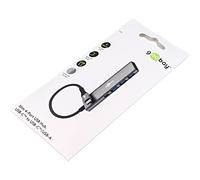 76562 Hub USB A Female x3, USB C Female, USB C Male USB 3.2 GOOBAY