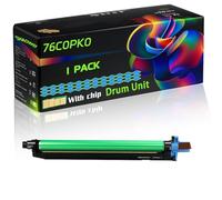 76C0PK0 76C0PV0 Compatible for Lexmark Drum Unit with Chip CS921 CS923 CX921 CX922 CX923 Printers (1 Pack Cyan)