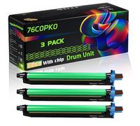 76C0PK0 76C0PV0 Compatible for Lexmark Drum Unit with Chip CS921 CS923 CX921 CX922 CX923 Printers (3 Pack Black)
