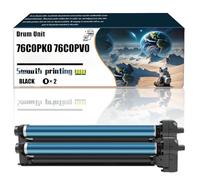 76C0PK0 76C0PV0 Drum Unit Compatible with Lexmark CS921de CS923de CX921de CX922de CX923dte CX923dxe Printers, Replacement Parts Contains Chip and Clear Printing/180(2 Pack Black)