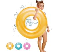 76cm Inflatable Pool Floats Swimming Rings Rubber Rings for Kids,Orange Inflatable Swim Ring,Girls Boys Inflatable Wheel Swim Tube Pool Ring Floaties for Kids Swimming Beach Pool Party Inflatable