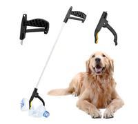 76cm Litter Dirt Picker Cleaning Tool - House Portable Long Handle | Clean Poop Waste | Scooper | Dog Scoop | Dirt Picker, Pet Dog Waste Easy Pickup Tool with Long Reach