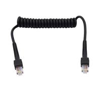 76HD Cat6 8-core spring coil Ethernet gigabit speed network cable for closed-circuit television monitoring and streaming equipment(2m)