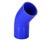 76mm 3 ID 45 Degree Hose Elbow Silicone Reducer Hose turbo Silicone Hose Coupler Intercooler Tube Blue for Car Intercooler Intake Piping