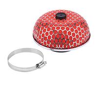 76mm(3") Universal Air Intake Inlet Filter, High Flow Foam Gauze Mushroom (Red)
