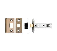 Carlisle Brass BTL30 BTL30AB CE B/T Tubular MORTICE Latch Square, Antique Brass, 76mm / 3"