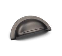 (76mm Cup) Dark Bronze Cabinet Cup & Button Knobs Pull