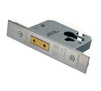 76mm Euro Profile Deadlock Strike Plate Included Satin Stainless Steel Loops Metallics One Size