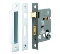 76mm Euro Profile Sashlock UKCA/CE Fir Polished Chrome | 76mm Euro Profile Sashlock | UKCA/CE Certified | Fir Security Lock | Durable Door Hardware | Polished Chrome Finish