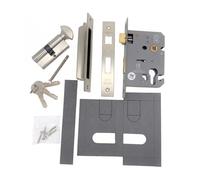 76mm FD30 Fire Rated Mortice Sashlock, Euro Profile Cylinder and Intumescent Door Pack