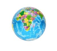 76mm Stress Relief World Map Foam Ball Atlas Globe Palm Ball Planet Earth Ball