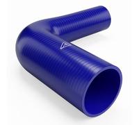 76mm to 57mm (3.0" to 2.2") 90 Reducer Silicone Hose Coupler Intercooler Universal Tube Blue