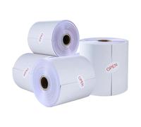 76mm x 76mm 2 Ply Non-Thermal Carbonless Paper Rolls for Enhancing Efficiency for Kitchen Printers Dot Matrix Impact Printers Cash Registers Printing Calculators and Epos PDQ Receipt Printers(20rolls)