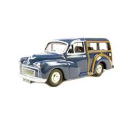 Oxford Diecast Morris Minor Traveller (Blue) - 1/76 OO Scale Diecast Model