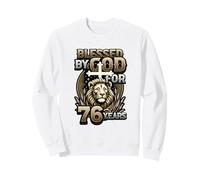 76th Birthday Christian Blessed By God For 76 Years Sweatshirt