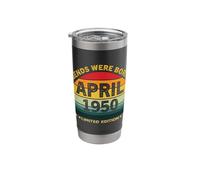 76th Birthday for Him 1950 76 Year Old Birthday for Men Stainless Steel Insulated Tumbler